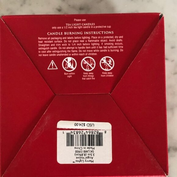 LENOX Merry Lights Angel Votive Tea Light Holder IOB - Picture 9 of 11